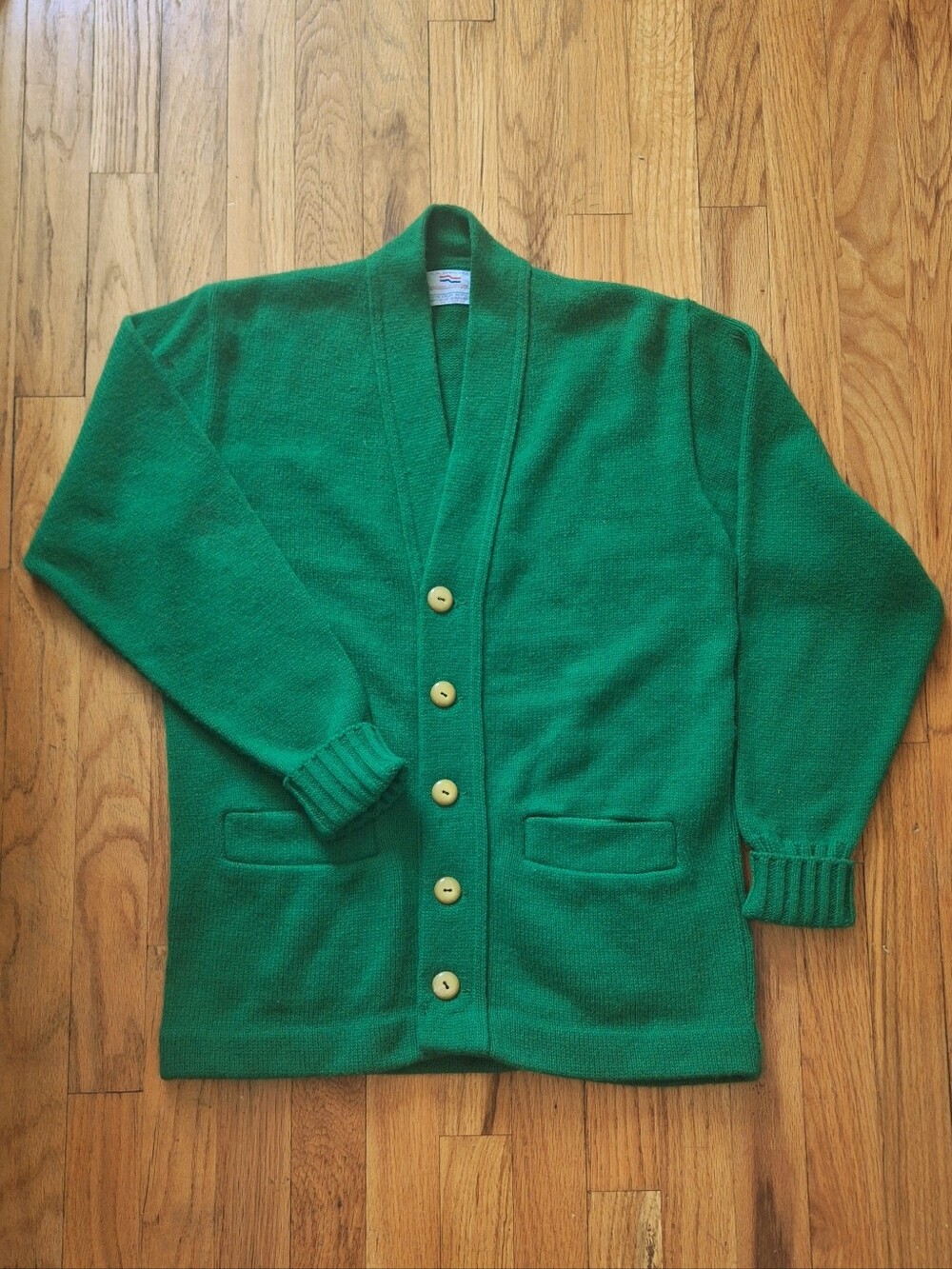 Vintage 50s/60s Green Button-Front Cardigan